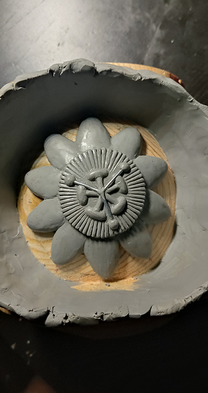 květ mučenky zvolený jako atribut M. Schmolkové